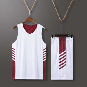 Polyester Custom Men Sublimation Reversible Basketball Uniform Kit Basket Ball Jersey & Shorts Uniform Set - Product Image 2