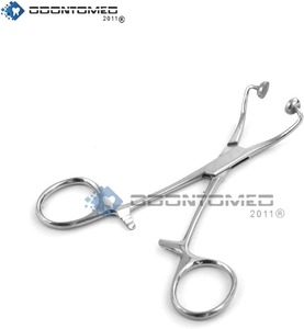 ODONTOMED ODM-4422 NOUVEAU Pince à serviettes Hoff 4,5 pouces en acier inoxydable pour usage hospitalier Classe II - Product Image 3