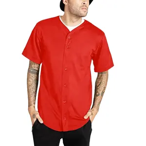 男士免费送货棒球衫普通优质棒球垒球运动衫运动服定制便宜棒球衫