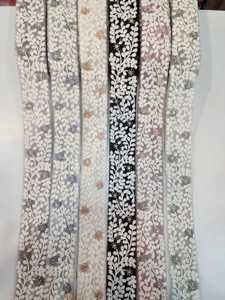 Encaje borde diseñador lengha mano bordado diseños para bordes tela de encaje para las mujeres - Product Image 2