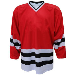 Ropa de hockey sobre hielo sublimada personalizada Jersey de hockey de POLIÉSTER + calcetines Conjuntos de dos piezas Uniformes de equipo de entrenamiento - Product Image 4