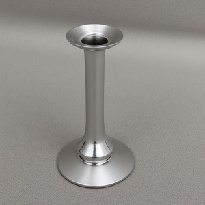 Antique Silver <b>Christmas</b> Candle Holder Carved With Craftsmanship Blending Festive Sparkle With Vintage Inspired Holiday - Product Image 3