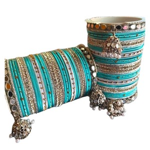 Joyería étnica colorida para bodas, brazaletes nupciales con puntos de Metal a la moda para fiestas y regalos de devolución - Product Image 1