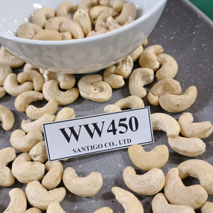 ราคาถูก santigo noix de cajou Kaju ถั่วเม็ดมะม่วงหิมพานต์แบบ W450ระยะเวลาการขายสั้น WW450เม็ดมะม่วงหิมพานต์ - Product Image 1