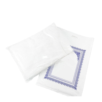 Meilleures ventes : Ensemble de serviettes 100 % coton pur, haute qualité, 2 pièces, style décontracté pour adulte, respirant, extensible dans quatre directions, traditionnel musulman