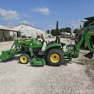 Tractor de Ruedas John Deere 2032R con Cargador Frontal y Retroexcavadora, Tractor Utilitario Agrícola 4x4 - Product Image 1