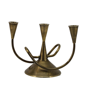 Bougeoir en métal fabriqué à la main de qualité supérieure pour la décoration de Noël 5 bras les plus précieux et les plus luxueux disponibles - Product Image 4