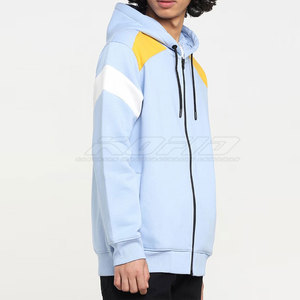 Sudadera con capucha y cremallera para hombre, informal, ligera, para uso diario, estilo moderno y urbano - Product Image 2