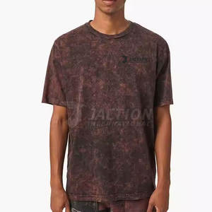 Último diseño de secado rápido para hombres, camiseta de lavado ácido, cómoda, de alta calidad, camiseta estampada holgada para hombres, camiseta de lavado ácido para hombres - Product Image 2