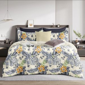 Parure de lit classique double 120 GSM, design élégant, tissu de haute qualité, ajustement parfait pour les lits king size - Product Image 2