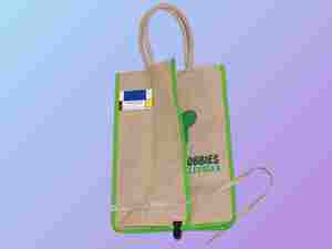 Bolsos informales de gran capacidad Unisex, bolsos de mano de lona de algodón de fibra de yute bohemios de tamaño personalizado, portátiles duraderos y ecológicos - Product Image 4