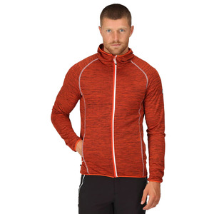 Sudaderas con cremallera de mezcla de algodón y poliéster de color rojizo para hombres a la venta sudaderas con capucha de ejercicio para hombres a precios baratos - Product Image 1