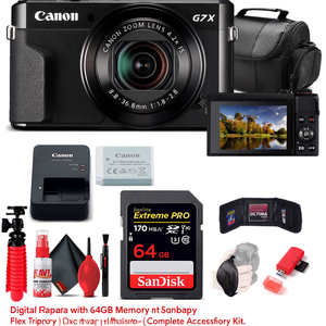 Digital <b>Camera</b> with 64GB Memory Card Soft Bag Flex Tripod and Hand Strap-Complete Accessory Kit - Product Image 2