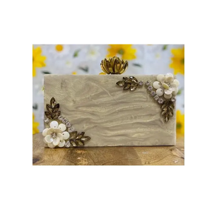 Elegant Look <b>Resin</b> Clutch Bag Customization <b>Epoxy</b> <b>Resin</b> Clutch Purse for Women at Cheep <b>Price</b> Natural Craft - Product Image 1