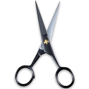 Ciseaux de barbier ergonomiques, lame incurvée en acier inoxydable, pour droitiers, ciseaux de coupe de cheveux professionnels, salon, zéro friction - Product Image 2