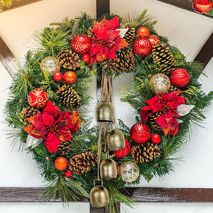 Offre Spéciale 4 pièces rustique <span class=keywords><strong>Vintage</strong></span> porte cloche avec corde suspendue Style moderne Antique pour arbre de noël décor jardins vent carillon cloches - Product Image 3