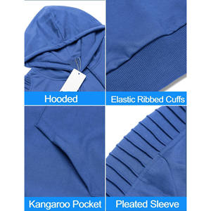 Conjuntos de Jogger de algodón grueso Unisex de lana, chándales para hombre, chándales informales con logotipo personalizado, sudaderas lisas y conjunto de 2 piezas para hombre - Product Image 3