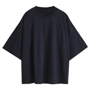 Camiseta Deportiva de Manga Corta, Ligera, Transpirable, Ecológica, de Algodón Orgánico, Cuello Redondo, Bordada, de Secado Rápido - Product Image 1