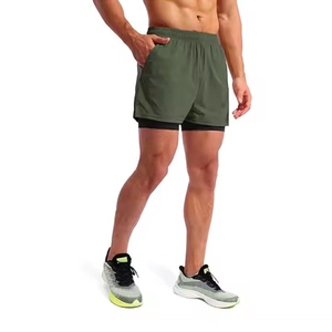 Short pour homme Séchage rapide Respirant Confortable Sportswear Short d'été pour la course, l'entraînement, l'entraînement, les voyages et la mode décontractée - Product Image 1
