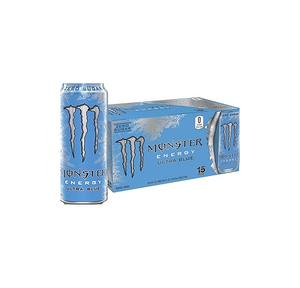 Monster Energy Ultra Blue <b>Zero</b> <b>Sugar</b> 12x500ml Cans Not Recommended For Children Pregnant Or Breastfeeding Women Wholesale - Product Image 4