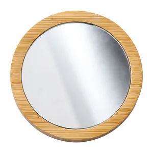 Specchio Rotondo in Bambù, Gadget Promozionale Ecologico - Product Image 3