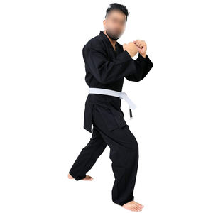 Uniforme de Taekwondo en Oferta, Traje de Entrenamiento de Artes Marciales Ligero, Duradero y Transpirable con Logotipo Frontal Unisex Personalizable - Product Image 6