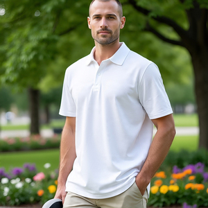 Polo de alta calidad para hombre, ropa de correr de verano, polos de manga corta para hombre, camiseta Polo con cuello vuelto para hombre - Product Image 1