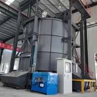 Ligne complète d'engrais à partir de déchets alimentaires ASL, cuve de fermentation verticale, moteur contrôlé par PLC, haute efficacité, automatique, 304/316L
