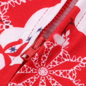 Holiday <b>Christmas</b> Hooded Romper <b>Pajama</b> Sets in Affordable Bulk Orders <b>Christmas</b> Hooded Romper <b>Pajama</b> Set - Product Image 6