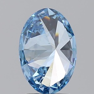 Diamante Ovalado de 2.03ct, Azul Intenso, VVS1, Cultivado en Laboratorio, para Joyería - Product Image 3