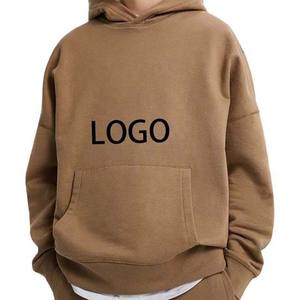 Vente en gros de pulls à capuche 2025 coton de qualité supérieure brodés et unis pour hommes, logo imprimé de base nouveau design pour l'hiver 100% - Product Image 1