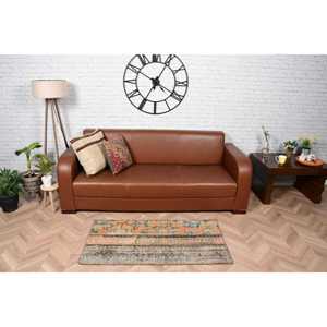 Alfombra Pequeña Vintage, Alfombra Turca de 2.1x4.1 pies, Alfombra de Lana Azul - Product Image 2