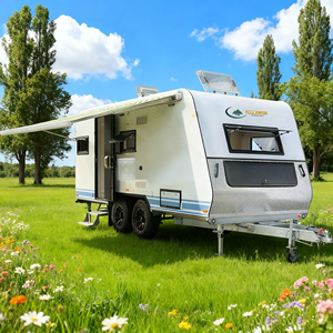 Ecocampor 2025, caravane de luxe de 19 pieds, 4 couchages, caravane tout-terrain HK, camping-car avec suspension indépendante, support OEM pour les familles - Product Image 1