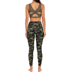 Pantalon de yoga OEM LUCKPANTHER pour femme, taille haute, élastique, en Spandex/Nylon, longueur intégrale, infroissable, grandes tailles - Product Image 4