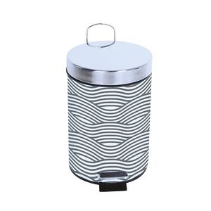 DÉCHETS MÉTALLIQUES 3L GRIS ONDULÉ - Product Image 1