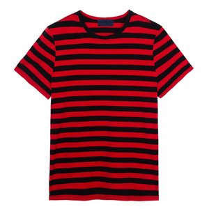 เสื้อยืดคอวีผู้ชายแฟชั่นฤดูร้อน ขายส่ง เนื้อผ้าหนา 100% ผ้าฝ้าย สวมใส่สบายๆ สำหรับเดินทางหรือใส่ทุกวัน แขนสั้น ระบายอากาศได้ดี - Product Image 4