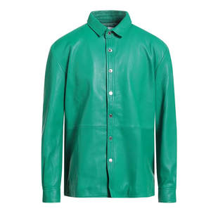 Camisa de Cuero para Hombre, Nueva Llegada, Buena Calidad, Precio Razonable, Ecológica, Precio Económico - Product Image 1