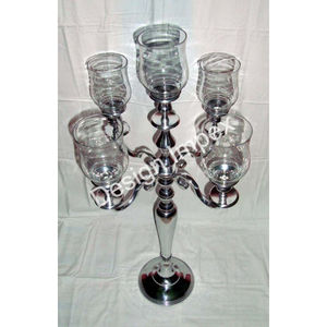 Bougeoir en cristal de qualité supérieure, très demandé, candélabre et support à bougies pour les fêtes et la décoration d'événements - Product Image 4