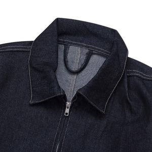 Veste de travail en jean personnalisée pour homme de haute qualité, style streetwear en toile, broderie, manches longues, hiver, service OEM, devant - Product Image 3