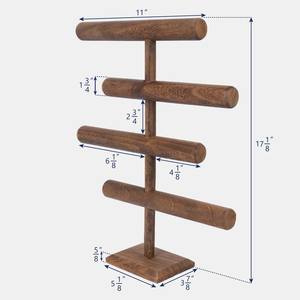 Support mural pour bijoux décoratifs pour l'affichage de bijoux en or et artificiels Organisateur de table - Product Image 4