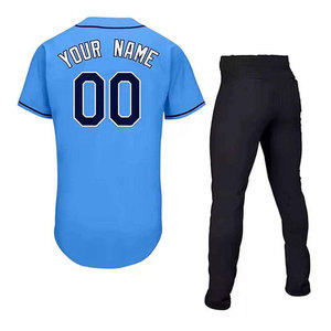 Uniforme de Béisbol Personalizado con Estampado Digital, Transpirable, de Secado Rápido, 100% Poliéster, Servicio OEM, MOQ Bajo, Nuevo Estilo - Product Image 2
