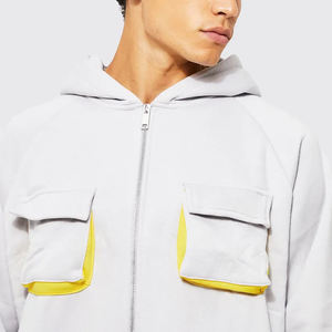 Survêtement Tech Fleece Windrunner à capuche zippée intégrale pour homme, couleur unie, logo personnalisé, coupe-vent, respirant, vêtements de sport pour la course à pied 2026 - Product Image 3