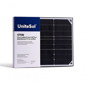 แผงโซลาร์เซลล์ UniteSol 575W โมโนคริสตัลไลน์ชนิด N แบบฮาล์ฟเซลล์ PERC พร้อมแผ่นหลังสีขาว ได้รับการรับรองมาตรฐาน TUV - Product Image 2