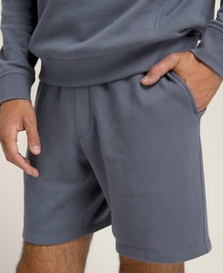 Shorts de randonnée, de tennis et de golf pour hommes, décontractés, à taille élastique, respirants, 100% polyester, uni, tissu en toile, séchage rapide - Product Image 3