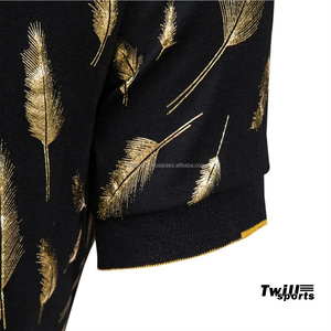 เสื้อผ้ากีฬา TWILL SPORTS OEM รับผลิตตามแบบ พร้อมปักโลโก้ด้านหน้า แห้งเร็ว ทรงปกติ คุณภาพสูง ผ้าฝ้าย 100% ระบายอากาศได้ดี ดีไซน์พิมพ์ลายทันสมัย สำหรับผู้ชาย - Product Image 4