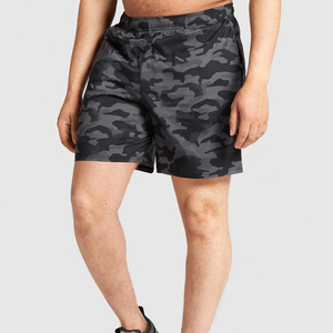 Fizzan International OEM Men's Casual Gym <b>Shorts</b> Quick-Drying Breathable Polyester Mid Waist Drawstring Customizable Outdoor - Product Image 3
