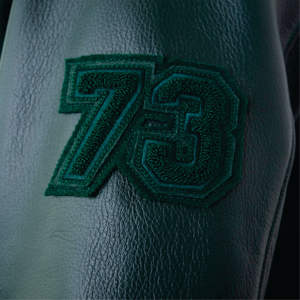 Venta al por mayor de chaquetas con logotipo personalizado para hombre, chaqueta de béisbol informal, abrigo con letras, chaquetas universitarias de algodón unisex - Product Image 6