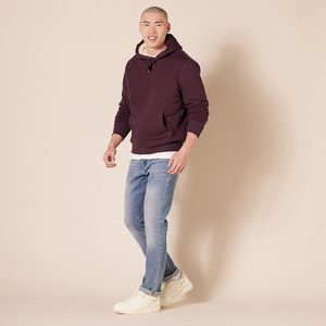 Men <b>Thermal</b> <b>Hoodie</b> Winter Heavy Cotton Pullover Sweatshirt Warm Fleece Interior For Cold Weather Streetwear - Product Image 5