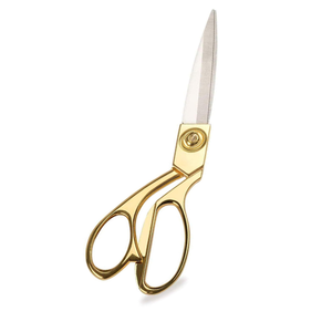 Ciseaux de tailleur professionnels robustes de 8,5 pouces pour coudre le tissu et le cuir coupe cisailles pointues industrielles couturières en argent - Product Image 4