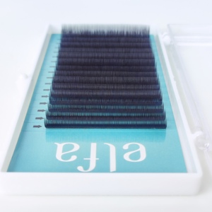Extensions de cils plein volume ELFA HY LON FIBER de haute qualité 0.07 C + Logo personnalisé Mix Single & Classic - Product Image 1